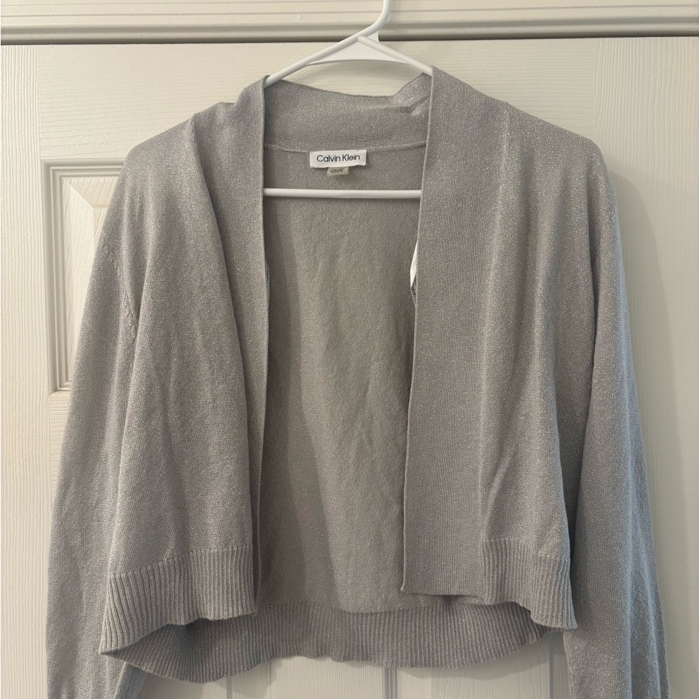 Calvin Klein Women's Light Gray Shrug